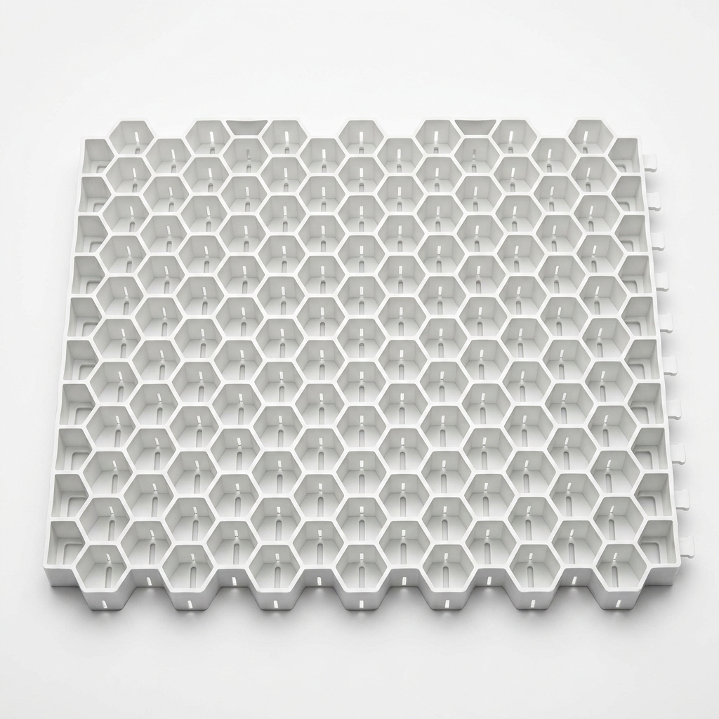 Plaques alvéolées stabilisatrices de gravier